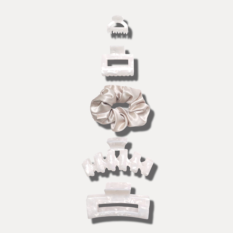 Hair Accessories Set Perlmutt | 5er